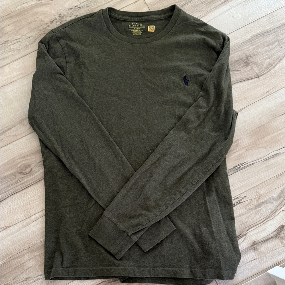 Polo Ralph Lauren Dark Green Long Sleeve Tee